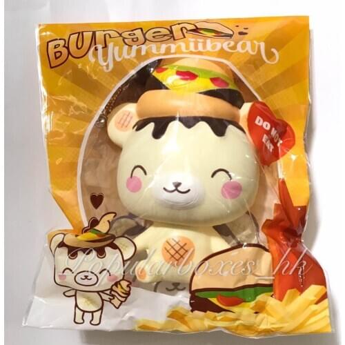 Creamiicandy hamburger yummiibear mascot squishy Slow Rising Gift Toy