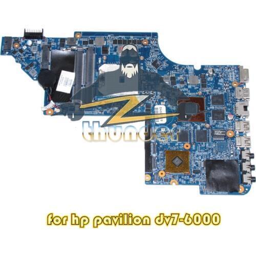645386-001 laptop motherboard for HP DV7-6000 laptop motherboard socket fs1 DDR3