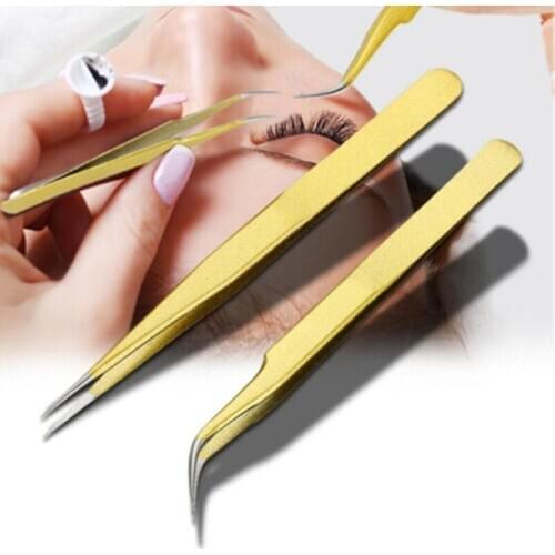 Metal Anti-Static Bending Straight Tip Tweezers Precision Welding Electronic ESD Tweezers For Soldering Tool Set