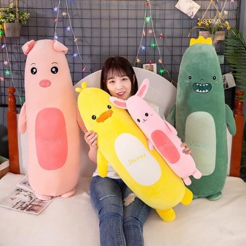 Soft Rabbit Plush Hugging Pillow Cute Bunny Stuffed Animal Doll Toy Gifts for Bedding, Kids Birthday, Valentine, Christma