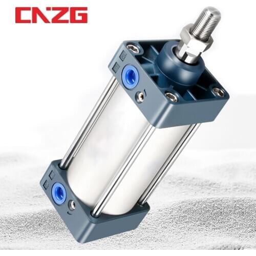 Pneumatic Cylinder Air Cylinders SC 32 40 50 63mm 500mm Bore Double Acting 25/75/100/125/150/175/200/250/300 Stroke Adjustable