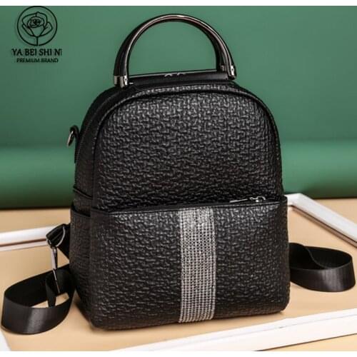 High capacity 2021 New Women Back Pack Backpack for Teenage Girls Casual Female Large Travel Ladies Shoulder Messenger Bag