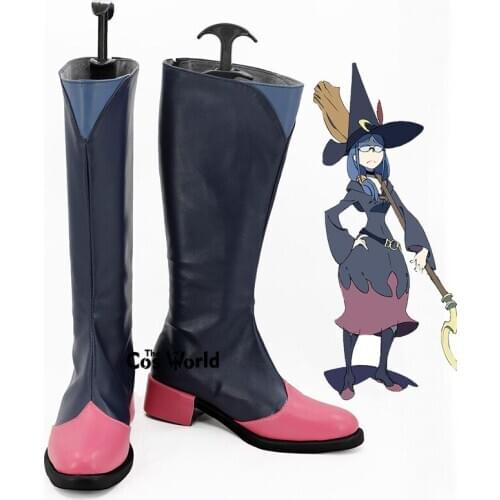 Little Witch Academia Professor Ursula Ashura-sensei Anime Customize Cosplay Shoes Boots
