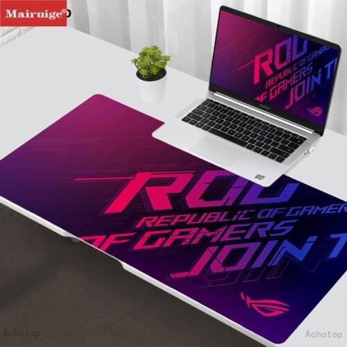 ROG Gaming Speed Mouse Pad ASUS Gamer Large Locking Edge Soft Durable Mouse Carpet Keyboard Mousepad Computer Desk Mat for CSGO