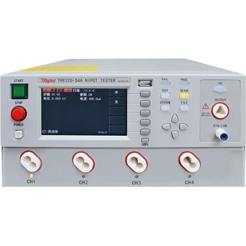 TH9320-S4A AC/DC Hipot Tester with Contact Check Function