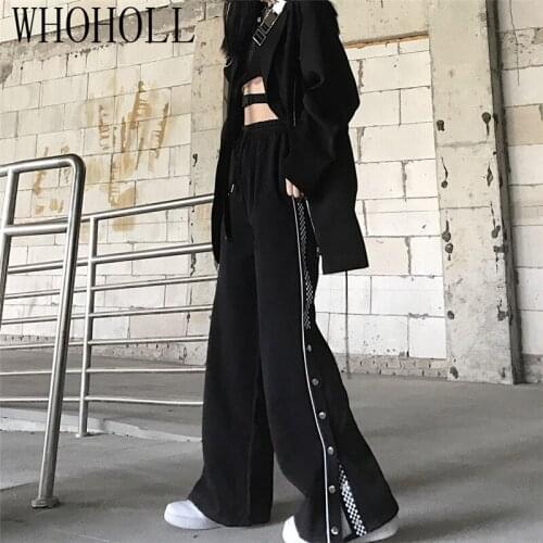 Женские брюки в клетку WHOHOLL China At AliExpress