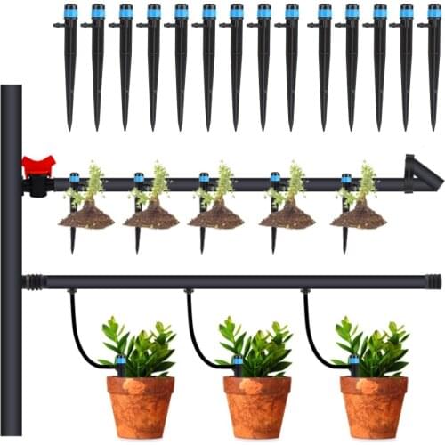 100Pcs Ground Insert Type Irrigation Dripper Drip Sprinkler For Garden Watering System Garden Water Spray Nozzle Nozzle