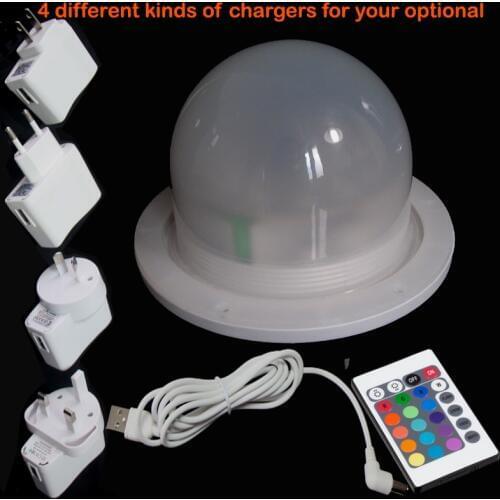 120mm direct charge 12RGB+12White led light source 16 color changing for led bar furniture for Christmas Decoration 30pcs/lot