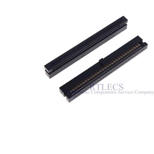 2 Pcs 0.050" 1.27mm 60 Pin dual Row IDC Connector 2x30 P 60 position Rectangular Female Socket Receptacle Ribbon Cable