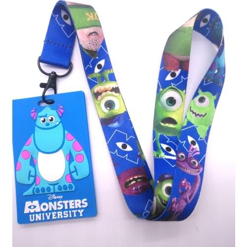 5 Pcs Cartoon eye Card Captor Sakura Lanyard Key Chains Card Holders Bank Card Neck Strap Card Bus ID Holders