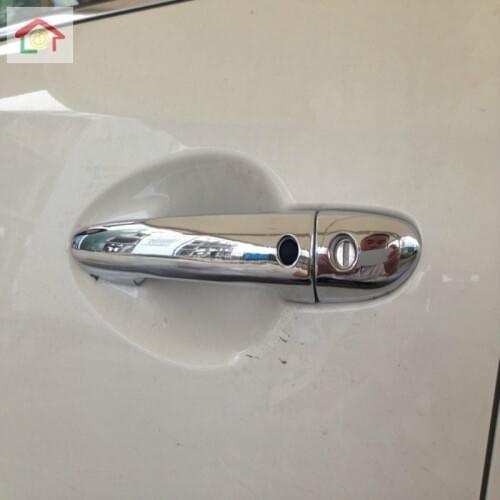 For Mazda 6 Atenza 2014 2015 2016 ABS Chrome Car Door Handle Cover Trim with Smart Key hole 8pcs