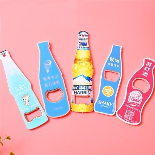 Custom LOGO Aluminium Portable Can Opener,Fridge sticker,Customized Company Promotional Gift,Personalized gift Giveaway