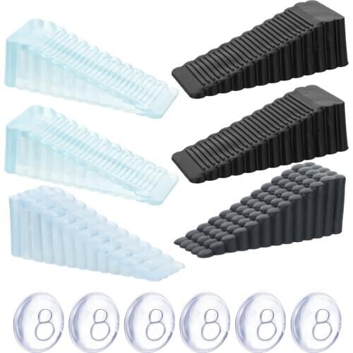 Door Stopper Transparent Door Handle Buffer Wall Protection Silica Gel Doorknob Buffer Walls And Furniture Protective Pad