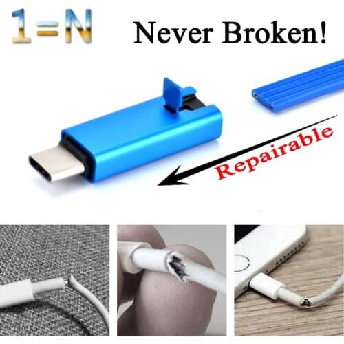 Rebornable Type-C Phone Cable Type C USB Cable USB C Tape C USB Cable USB-C Tape-C for Samsung Huawei Xiaomi Redmi Honor OnePlus