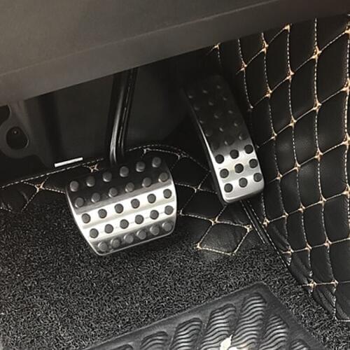 No-Slip Gas Brake Accelerator Pedal Set For 2016-2019 Mercedes A B GLA CLA Class Stainless Steel Cover Accessories