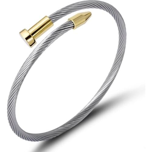 New Designers Stainless Steel Bracelets And Ring For Men Hot Sale Handmade Luxury Charm Jewelry Pulseira Bileklik Friendship