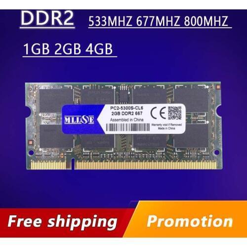 Sale Ram DDR2 1gb 2gb 4gb 667 800 533 667mhz 800mhz PC2-5300 PC2-6400 2g 4g so-dimm sdram Memory Ram Memoria For Laptop Notebook