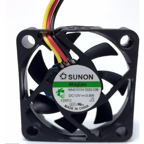 Wholesale: SUNON HA40101V4-D030-C99 4010 40x40x10mm 4cm 0.8W 3-line Projector Silent Cooling Fan