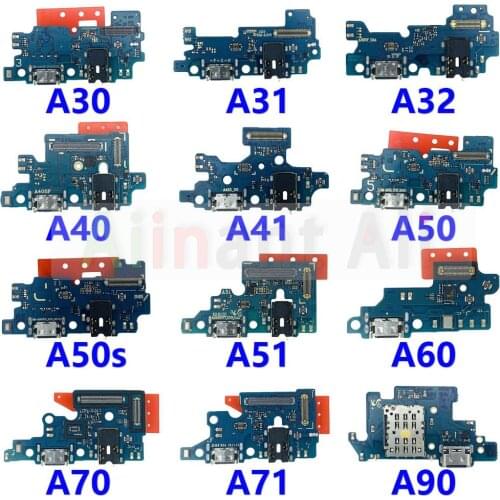 Original For Samsung Galaxy M10 M20 M30 A70 A80 A90 A750 A920 A70S A71 A60 USB Charging Port Charger Dock Connector Flex Cable