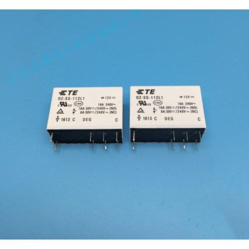 Original OZ-SS-112L1 12VDC 8pin 16A240VAC relays