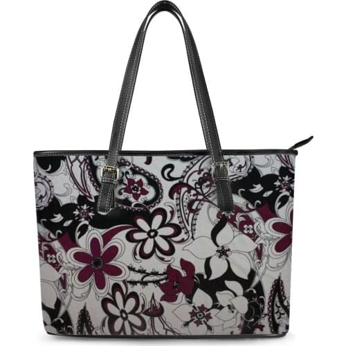 Polynesian tribal style Women Bag Ethnic style Handbags custom Ladies Large Shoulder Bags Females Travel Beach Bags Wholesale