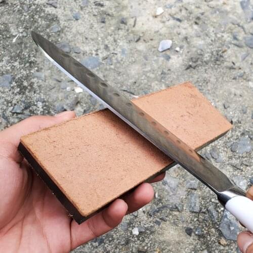 Polished mirror polishing combination large leather and polishing knife polishing tool Leather Honing Strop fine grind grinding