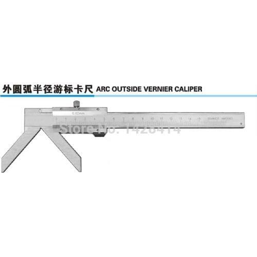 3-150mm 6inch Arc Radius Vernier Caliper/Arc Radius gauge