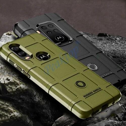 Silicone Case For Motorola One Hyper Power Pro Military Heavy Duty Protector Cover Case For Moto One Vision Moto One Action Zoom