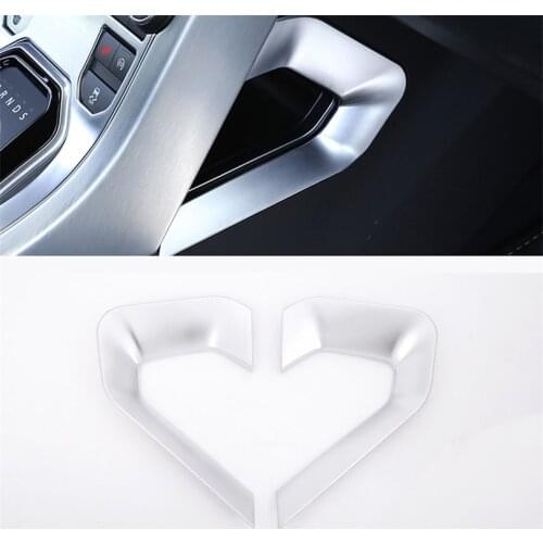 ABS Chrome Central Decoration U Shape Frame Cover Trim For Land Rover Range Rover Evoque 2012 2013 2014 2015 2016 2017 2018