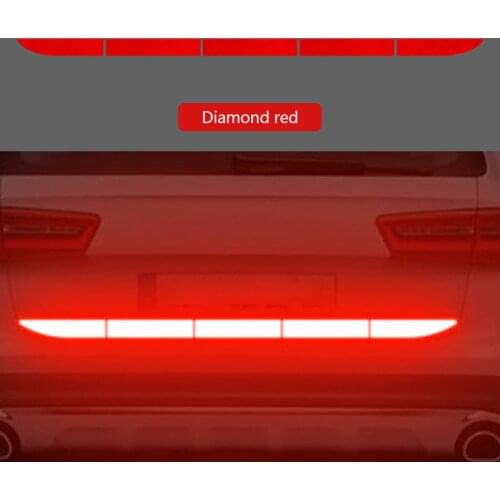 Universal Car Reflector Sticker Car Exterior Accessories Adhesive Reflective Tape Reflex Exterior Warning Strip Protect Car Body