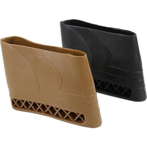 2/1Pcs Big Size Hunting Tactical Silicone Rubber Slip-on Rifle Shot gun Recoil Butt Pad Buttpads Black Hunting Gun Accessories