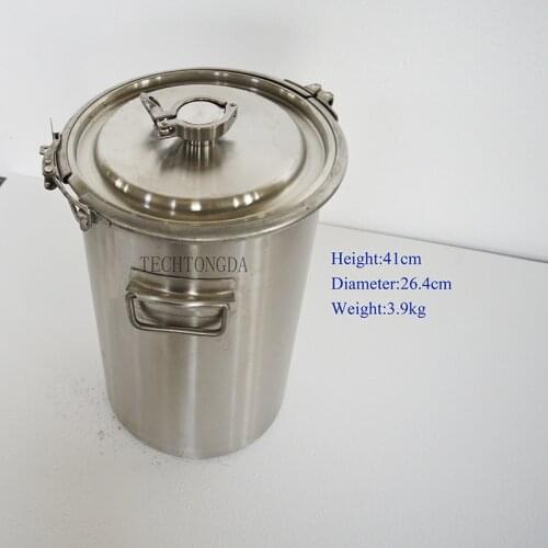 20L Stainless steel fermenters Alcohol Distiller Bar fermentation tank liquor wine beer fermentation bucket