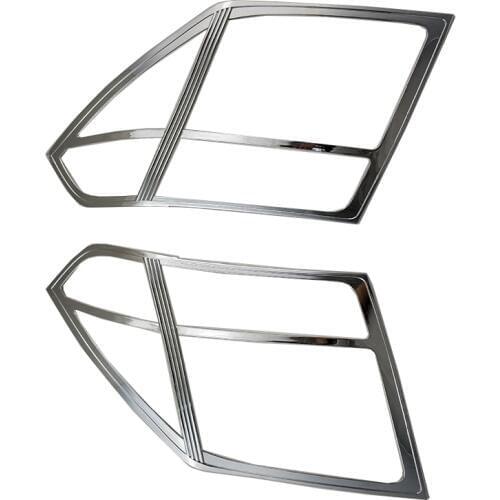 ABS Chrom Head Light Fabric Covers for Nissan NAVARA D40 2007-2014 Car Accessories