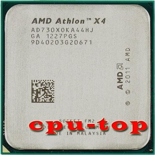 Free Shipping AMD Athlon X4 730X x4 730x 2.8 GHz Quad-Core CPU Processor AD730XOKA44HJ Socket FM2