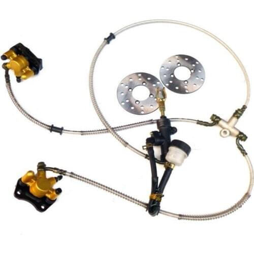 Four-wheeled Motorcycle Kart Beach Car Accessories Modified One-tow Two-foot Brake Hydraulic Disc Brake Calipers