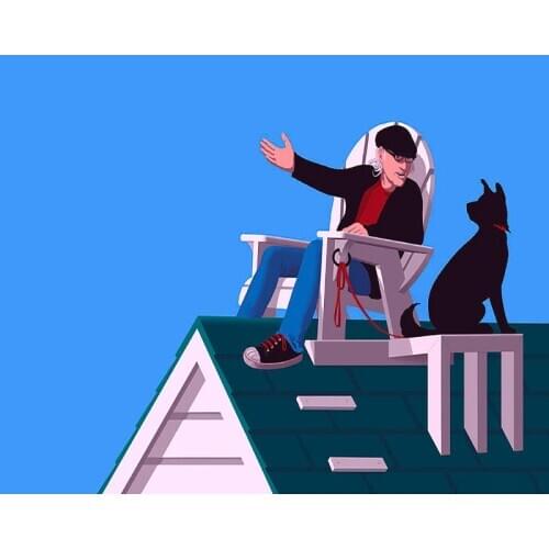 DIY Painting By Numbers Scenery on House Kit Oil Picture By Numbers Artist Wall Art Painting on Canvas Home Decoration Gift