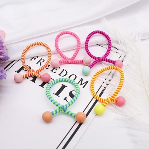 10Pcs / Lot Girl Headdress Clothing Accessories High Elastic Rubber Band Woman Hair with Headwear