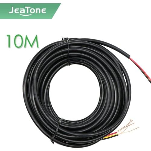 JeaTone Tuya smart Video intercom Extend Cable 4x0.12mm 10 meters Tinned copper Wire Free shipping