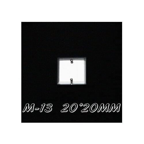 50pcs 20*20mm sew on square mirror piece ,Fashion DIY cloth garment decoration accessory