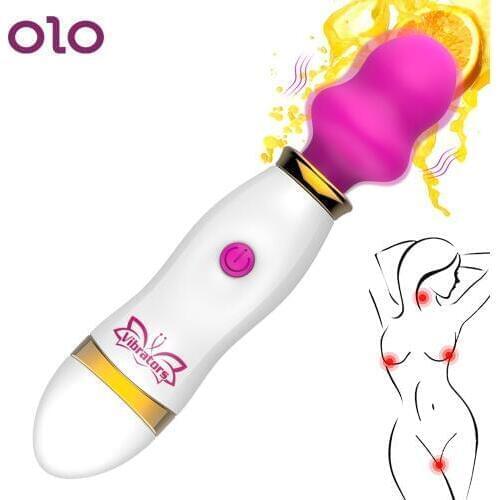 OLO Powerful Dildo Vibrator Magic Wand G-spot Massage Clitoris Stimulator Sex Toys for Women Sex Products USB Rechargeable