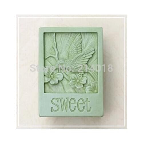 Soap Mold Fondant Cake Decoration Mold Large Number Wholesale Handmade Soap Mold DIY Dove of Peace Modelling Silicon Moulds PRZY