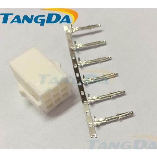 Tangda Connectors servo motor joint plug 9 core plug white female head 172161-1 A6 9P 9PIN