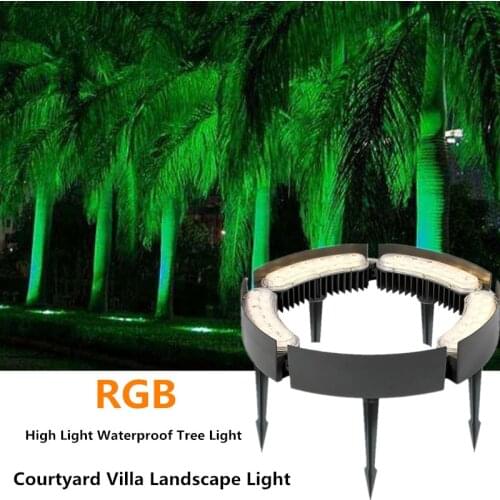 Courtyard Villa Landscape Tree Lights Led Tree Holding Lamp Yard Lawn Projection Outdoor Spotlight IP65 Waterproof DC24V 12W
