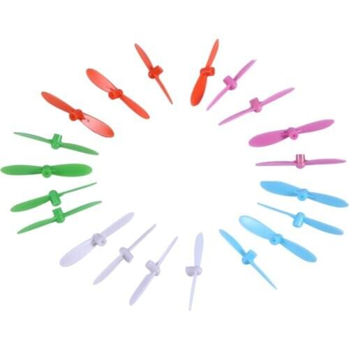 20 pcs 5 color Cheerson CX-10 Rotors Propellers set for WLtoys V272 V282 V292, Hubsan Q4 H111, JXD-395, LS111, U207 RC UFO Quadc