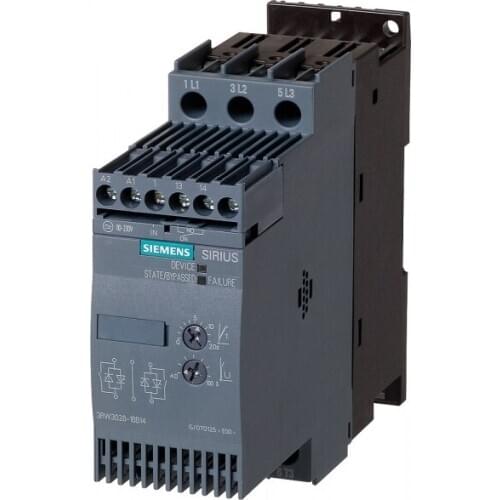 3RW3028-1BB14 3RW30281BB14 38 Amps, 10HP @ 230V/25HP @ 460V, 110-230VAC/DC Control Voltage, Screw Terminals