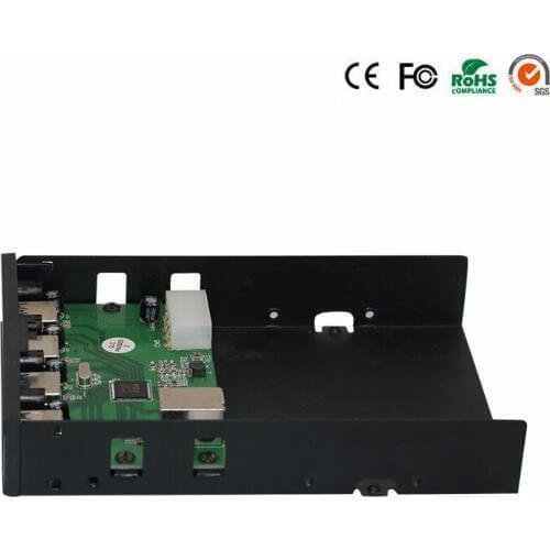 4 Port USB 3.0 HUB internal HUB Desktop 3.5 Floppy front panel Combo Male FDD Drive disk bay 3.0 bracket Computer accessaries