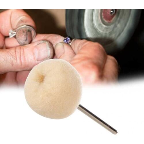 Professional 10PCS 2.35mm Polishing Tool Woollen Polishing Buffing Wheel Jewelry Grinding Polishing Abrasive Tool for Jeweler