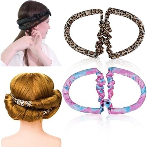 Hair Roller Rod U-Shaped Heatless Sponge Hairdresser Roller Curler Hair Curling Bands for Female