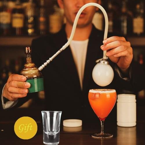 Tower Shaped Molecule Cocktail Incense Gun Cooking Cigarette Gun Tube Molecule Cocktail Tool Food Cold Smoke Generator