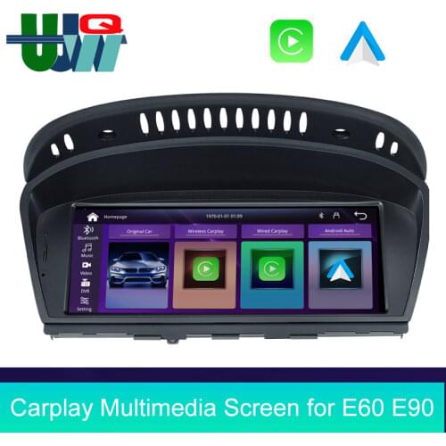 UJQW 2 Din Android 10 Car Radio Touch Screen For BMW 5 Series E60 E61 E63 E64 BMW 3 Series E90 E91 E92 GPS Bluetooth Carplay